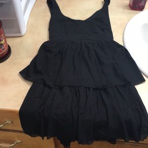Mini black dress
